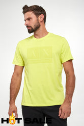 T-Shirt Men Yellow Armani Exchange Camiseta